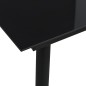 vidaXL Set da Pranzo da Esterni 5 pz in Corda di Cotone e Acciaio Nero vidaXL Set da Pranzo da Esterni 5 pz in Corda di Cotone e Acciaio Nero