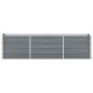 vidaXL Letto Rialzato in Acciaio Zincato 240x40x45 cm Grigio vidaXL Letto Rialzato in Acciaio Zincato 240x40x45 cm Grigio