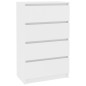 vidaXL Credenza Bianca 60x35x98,5 cm in Legno Multistrato vidaXL Credenza Bianca 60x35x98,5 cm in Legno Multistrato