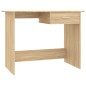 vidaXL Scrivania Rovere Sonoma 100x50x76 cm in Truciolato