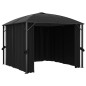 vidaXL Gazebo con Tende 300x300x265 cm Antracite vidaXL Gazebo con Tende 300x300x265 cm Antracite