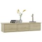 vidaXL Scaffale Cassetti a Muro Rovere Sonoma 88x26x18,5 cm Truciolato vidaXL Scaffale Cassetti a Muro Rovere Sonoma 88x26x18,5 cm Truciolato