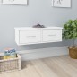 vidaXL Scaffale con Cassetti a Parete Bianco 60x26x18,5 cm Multistrato vidaXL Scaffale con Cassetti a Parete Bianco 60x26x18,5 cm Multistrato
