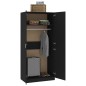 vidaXL Armadio Nero 90x52x200 cm in Truciolato vidaXL Armadio Nero 90x52x200 cm in Truciolato