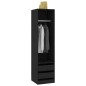 vidaXL Armadio con Cassetti Nero 50x50x200 cm in Truciolato vidaXL Armadio con Cassetti Nero 50x50x200 cm in Truciolato