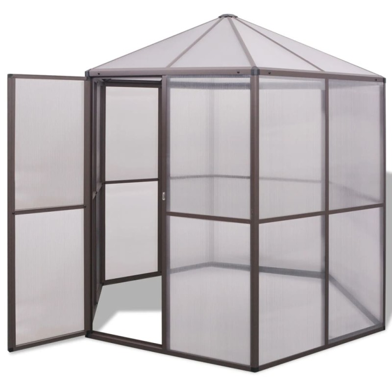 vidaXL Serra in Alluminio 240x211x232 cm vidaXL Serra in Alluminio 240x211x232 cm