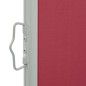 vidaXL Tenda Laterale Retrattile per Patio 120x300 cm Rossa vidaXL Tenda Laterale Retrattile per Patio 120x300 cm Rossa