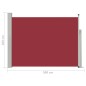 vidaXL Tenda Laterale Retrattile per Patio 100x500 cm Rosso vidaXL Tenda Laterale Retrattile per Patio 100x500 cm Rosso