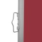 vidaXL Tenda da Sole Laterale Retrattile Rossa 140x1000 cm vidaXL Tenda da Sole Laterale Retrattile Rossa 140x1000 cm
