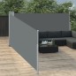 vidaXL Tenda da Sole Laterale Retrattile Antracite 100x1000 cm vidaXL Tenda da Sole Laterale Retrattile Antracite 100x1000 cm