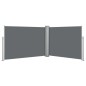 vidaXL Tenda da Sole Laterale Retrattile Antracite 100x1000 cm vidaXL Tenda da Sole Laterale Retrattile Antracite 100x1000 cm