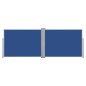 vidaXL Tenda da Sole Laterale Retrattile Blu 100x1000 cm vidaXL Tenda da Sole Laterale Retrattile Blu 100x1000 cm