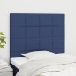 vidaXL Testiera 2 pz Blu 80x5x78/88 cm in Tessuto vidaXL Testiera 2 pz Blu 80x5x78/88 cm in Tessuto