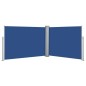 vidaXL Tenda da Sole Laterale Retrattile Blu 120x1000 cm vidaXL Tenda da Sole Laterale Retrattile Blu 120x1000 cm