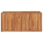 vidaXL Letto Rialzato 150x50x70 cm in Legno Massello di Teak vidaXL Letto Rialzato 150x50x70 cm in Legno Massello di Teak