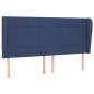 Testiera ad Orecchio Blu 163x23x118/128 cm in Tessuto Testiera ad Orecchio Blu 163x23x118/128 cm in Tessuto