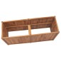 vidaXL Letto Rialzato 150x50x70 cm in Legno Massello di Teak vidaXL Letto Rialzato 150x50x70 cm in Legno Massello di Teak