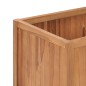 vidaXL Letto Rialzato 150x50x70 cm in Legno Massello di Teak vidaXL Letto Rialzato 150x50x70 cm in Legno Massello di Teak