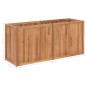 vidaXL Letto Rialzato 150x50x70 cm in Legno Massello di Teak vidaXL Letto Rialzato 150x50x70 cm in Legno Massello di Teak