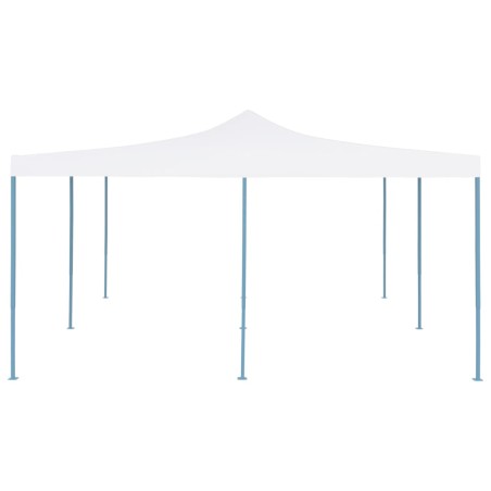 vidaXL Gazebo Pieghevole 5x5 m Bianco 