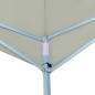 vidaXL Gazebo Pieghevole con 2 Pareti 5x5 m Crema vidaXL Gazebo Pieghevole con 2 Pareti 5x5 m Crema