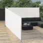 vidaXL Tenda da Sole Laterale Retrattile Crema 100x1000 cm vidaXL Tenda da Sole Laterale Retrattile Crema 100x1000 cm