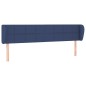 Testiera ad Orecchio Blu 163x23x78/88cm in Tessuto Testiera ad Orecchio Blu 163x23x78/88cm in Tessuto
