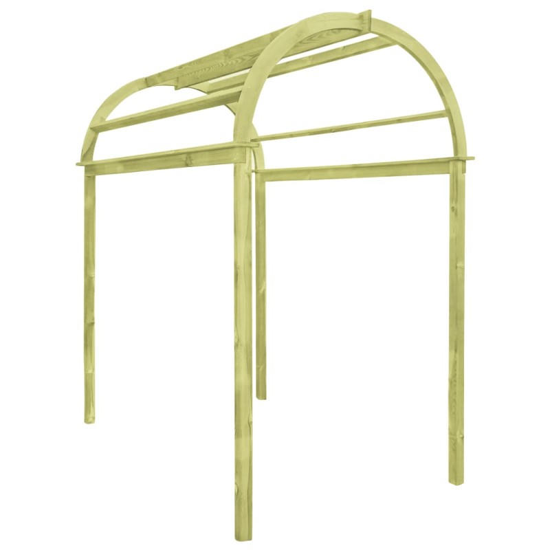 vidaXL Arco a Traliccio 125x150x235cm in Legno di Pino Impregnato vidaXL Arco a Traliccio 125x150x235cm in Legno di Pino Impregnato
