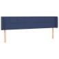 Testiera ad Orecchio Blu 163x16x78/88cm in Tessuto Testiera ad Orecchio Blu 163x16x78/88cm in Tessuto