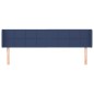 Testiera ad Orecchio Blu 163x16x78/88cm in Tessuto Testiera ad Orecchio Blu 163x16x78/88cm in Tessuto