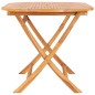 vidaXL Set da Pranzo da Giardino 7 pz Pieghevole in Massello di Teak vidaXL Set da Pranzo da Giardino 7 pz Pieghevole in Massello di Teak