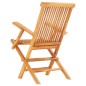 vidaXL Set da Pranzo da Giardino 7 pz Pieghevole in Massello di Teak vidaXL Set da Pranzo da Giardino 7 pz Pieghevole in Massello di Teak