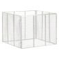 vidaXL Compostiera da Giardino 100x100x77 cm in Ferro Zincato vidaXL Compostiera da Giardino 100x100x77 cm in Ferro Zincato