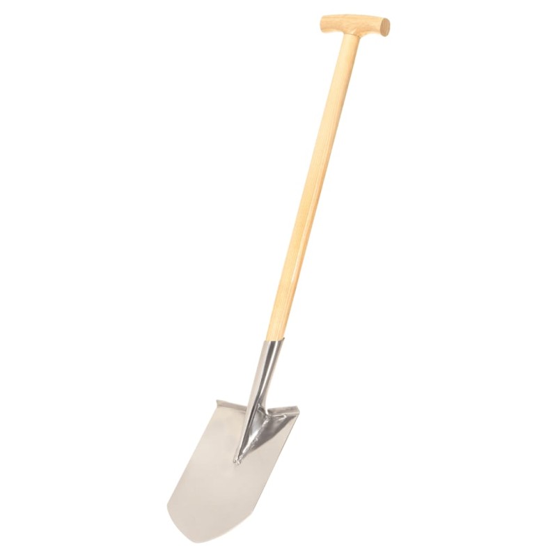 vidaXL Pala da Giardinaggio con Presa a T in Acciaio e Frassino vidaXL Pala da Giardinaggio con Presa a T in Acciaio e Frassino