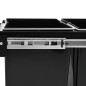 vidaXL Cestino Estraibile per Mobile Cucina Chiusura Ammortizzata 48L vidaXL Cestino Estraibile per Mobile Cucina Chiusura Ammortizzata 48L