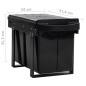 vidaXL Cestino Estraibile per Mobile Cucina Chiusura Ammortizzata 48L vidaXL Cestino Estraibile per Mobile Cucina Chiusura Ammortizzata 48L