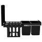 vidaXL Cestino Estraibile per Mobile Cucina Chiusura Ammortizzata 36L vidaXL Cestino Estraibile per Mobile Cucina Chiusura Ammortizzata 36L