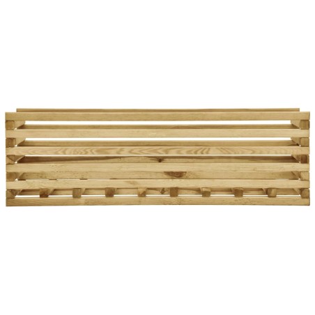 vidaXL Letto Rialzato 120x40x38,5 cm in Legno di Pino Impregnato