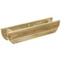 vidaXL Letto Rialzato Giardino 80x16x16 cm Legno di Pino Impregnato vidaXL Letto Rialzato Giardino 80x16x16 cm Legno di Pino Impregnato