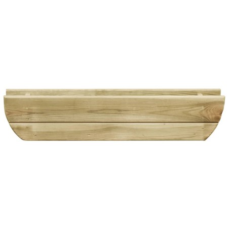 vidaXL Letto Rialzato Giardino 80x16x16 cm Legno di Pino Impregnato