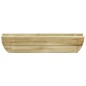 vidaXL Letto Rialzato Giardino 80x16x16 cm Legno di Pino Impregnato vidaXL Letto Rialzato Giardino 80x16x16 cm Legno di Pino Impregnato