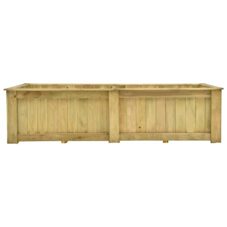 vidaXL Fioriera Rialzata 196x100x50 cm in Legno di Pino Impregnato