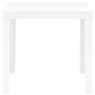 vidaXL Tavolo da Giardino con 2 Panche in Plastica Bianco vidaXL Tavolo da Giardino con 2 Panche in Plastica Bianco