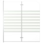 vidaXL Cabina da Bagno 120x140 cm in Vetro Temperato a Righe vidaXL Cabina da Bagno 120x140 cm in Vetro Temperato a Righe