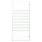 vidaXL Cabina da Bagno 120x140 cm in Vetro Temperato a Righe vidaXL Cabina da Bagno 120x140 cm in Vetro Temperato a Righe