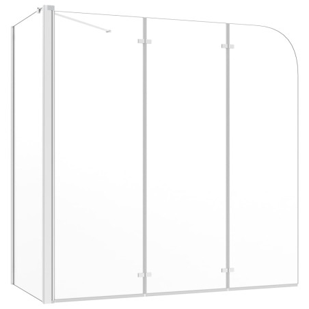 vidaXL Cabina da Bagno 120x69x130 cm in Vetro Temperato Trasparente