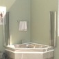vidaXL Cabina da Bagno 120x140 cm in Vetro Temperato vidaXL Cabina da Bagno 120x140 cm in Vetro Temperato