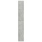 vidaXL Libreria a 5 Ripiani Grigio Cemento 80x24x175 cm in Truciolato vidaXL Libreria a 5 Ripiani Grigio Cemento 80x24x175 cm in Truciolato