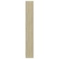 vidaXL Libreria a 5 Ripiani Rovere Sonoma 80x24x175 cm in Truciolato