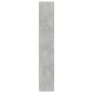 vidaXL Libreria a 4 Ripiani Grigio Cemento 80x24x142 cm in Truciolato